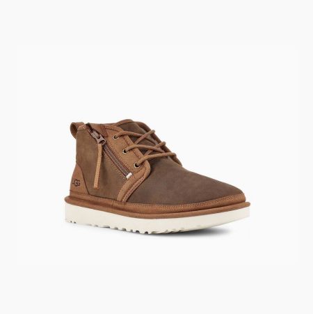 UGG Neumel Zip - Snøreboots Herre - Brune (NO-Q892)